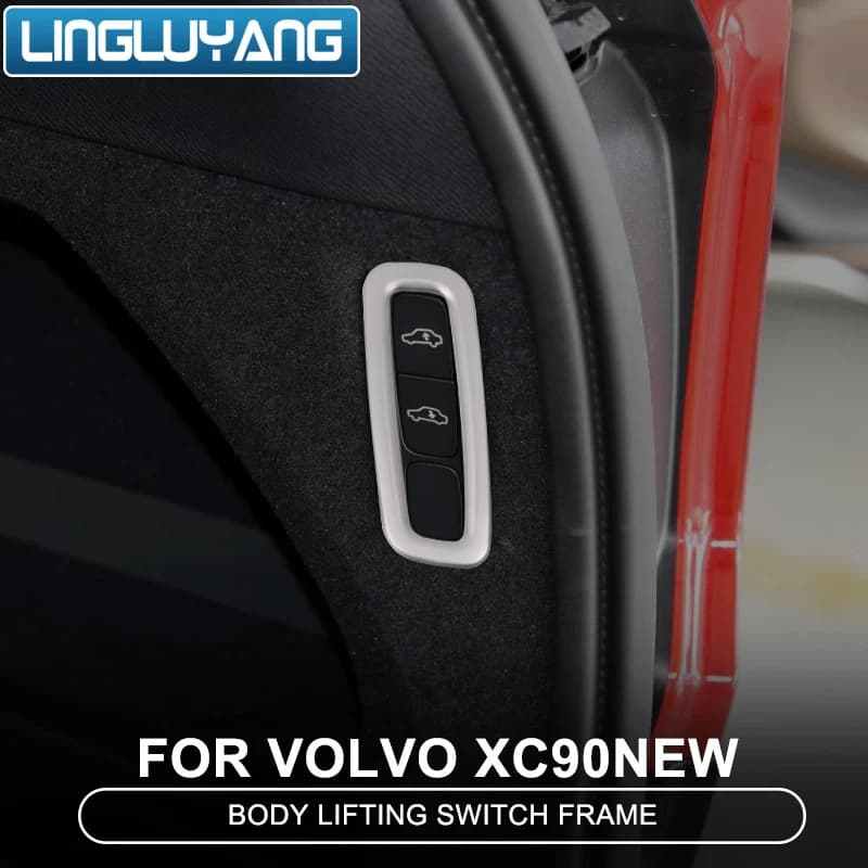Per volvo xc90 interni modifica del corpo interruttore ascensore pulsante decorazione adesivi 2015 2016 2017 2018 2019 2020 accessori per auto