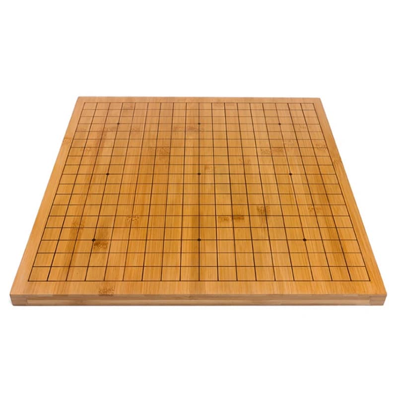 Bamboo Go Chess 19 Road Chessboard 44cm * 47cm * 2cm Back is 13 Road Chessboard Old Game of Go Weiqi Board