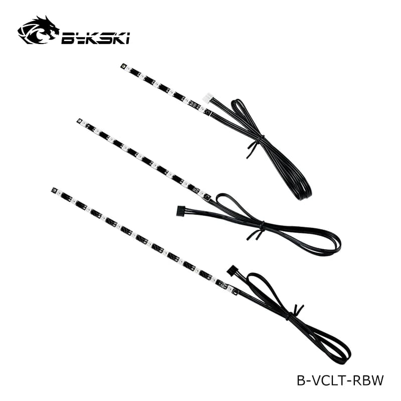 Bykski 5V RBW Striscia luminosa, CPU LED, GPU Raffreddamento ad acqua R Strip, 70/100/150/200mm Lunghezza, Supporto scheda madre sincronizzazione, B-VCLT-RBW