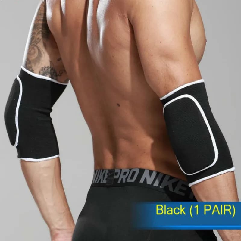 1 pair of support pads for sport ball elbows Fitness ballad elbow Brace Guard men breathable arm protection wrap