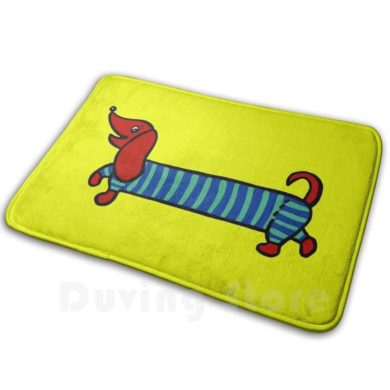 Red Bassotto Tappeto Tappetino Tappeto Cuscino Morbido Red Bassotto Bassotto Doxie Mini Doxie Red Doxie Teckel Salsiccia Cane Mini