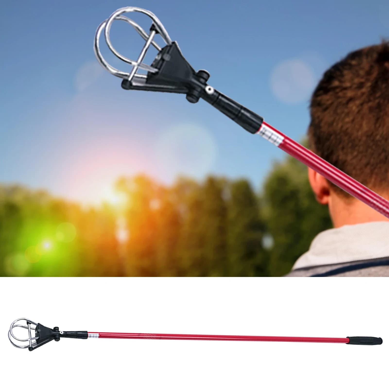 Scoop retrattile pallina da Golf telescopica Retriever pallina da Golf estensibile Pick Up Grabber Tool Ball Picker pallina da Golf Pick Up Catcher