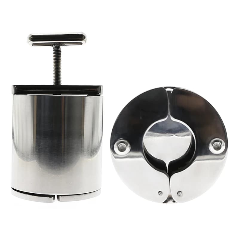 800g Secchio In Acciaio Inox Pesante Palla Barella Spremiagrumi Scroto Ciondolo Blocco Testicolo Peso masturbazione adulto Giocattoli Del Sesso Maschile