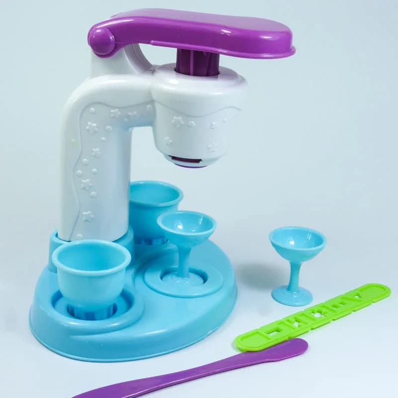 Macchina per il gelato Set di strumenti per stampi in argilla Giocattolo per bambini Fango per la pelle Argilla non tossica fatta a mano Fai finta di giocare con i giocattoli di pasta per lo sviluppo