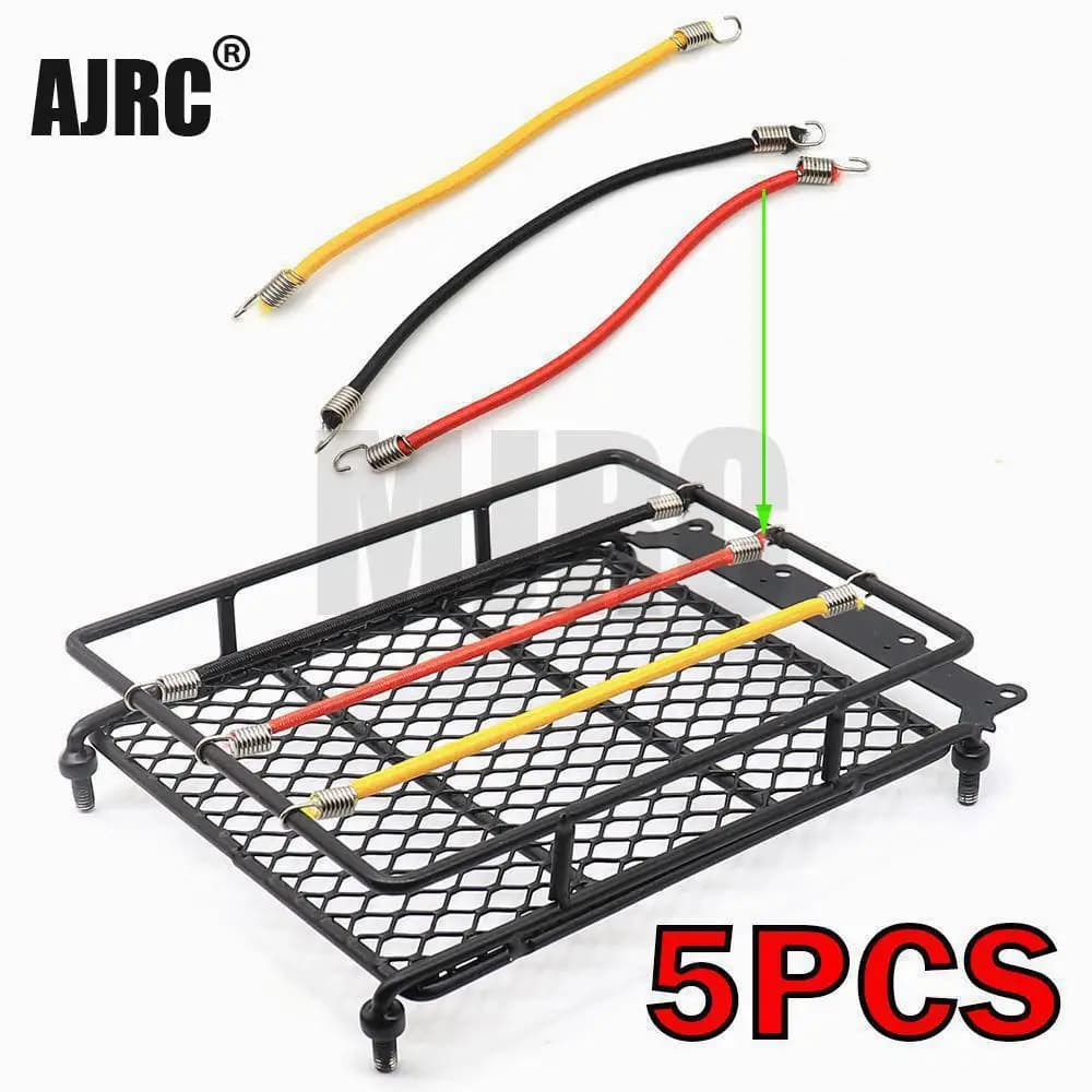 Retina elastica per bagagli Portapacchi per auto Rete portaoggetti con ganci Elastico per Axial Scx10 Net D90 RGT WPL D12 1:10 1/12 Rc Car