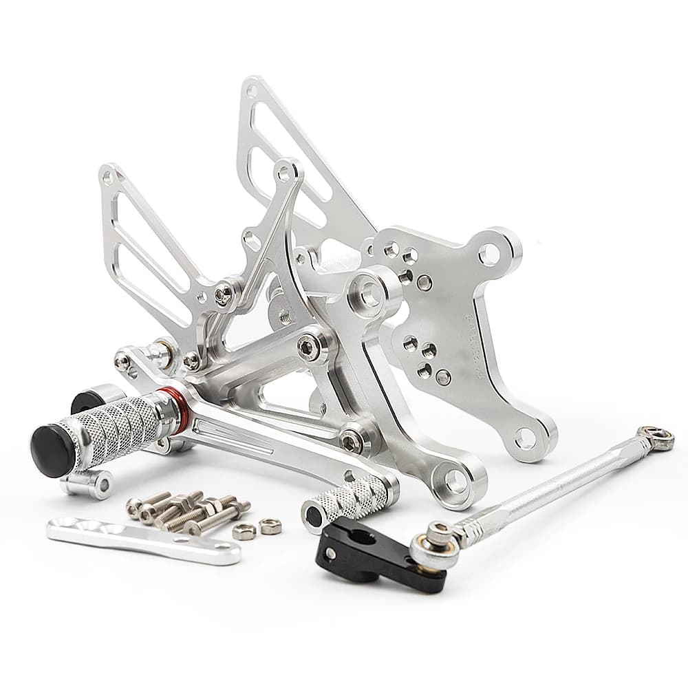 Per Aprilia Rs125 2t Rs 125 2t 1995-2010 pedane poggiapiedi in alluminio regolabili Set posteriore