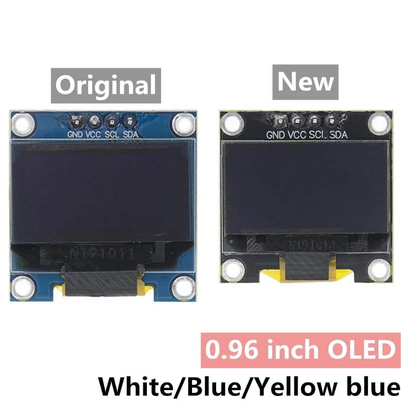 OLED display module IIC 0,96 inch 4 pin white/blue/yellow 128X64 12864 LCD screen card for arduino oled