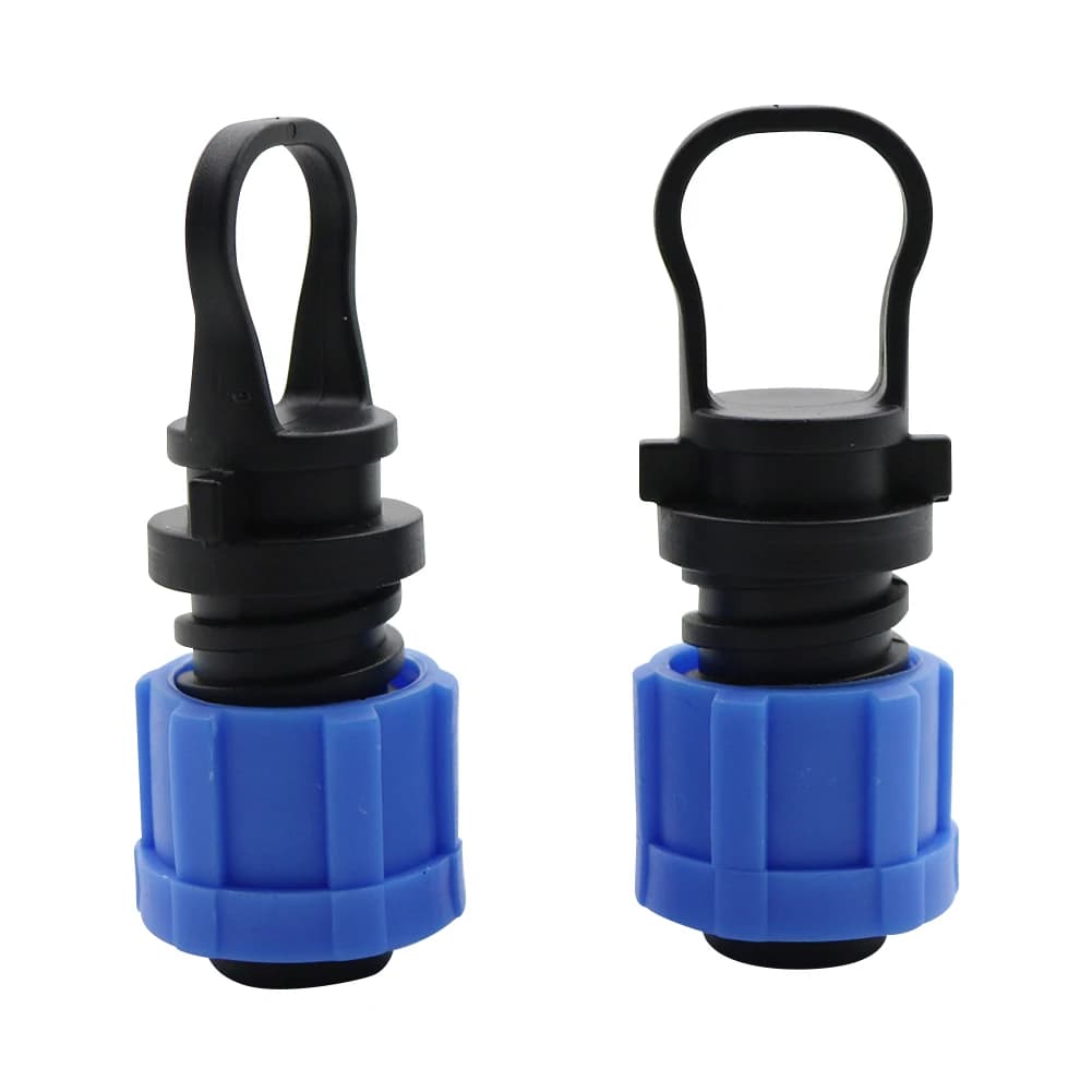 10 pz 16mm Nastro antigoccia Spina terminale Adattatore per irrigazione domestica Connettore per tubo da giardino Agricoltura Serra Raccordi per nastro antigoccia