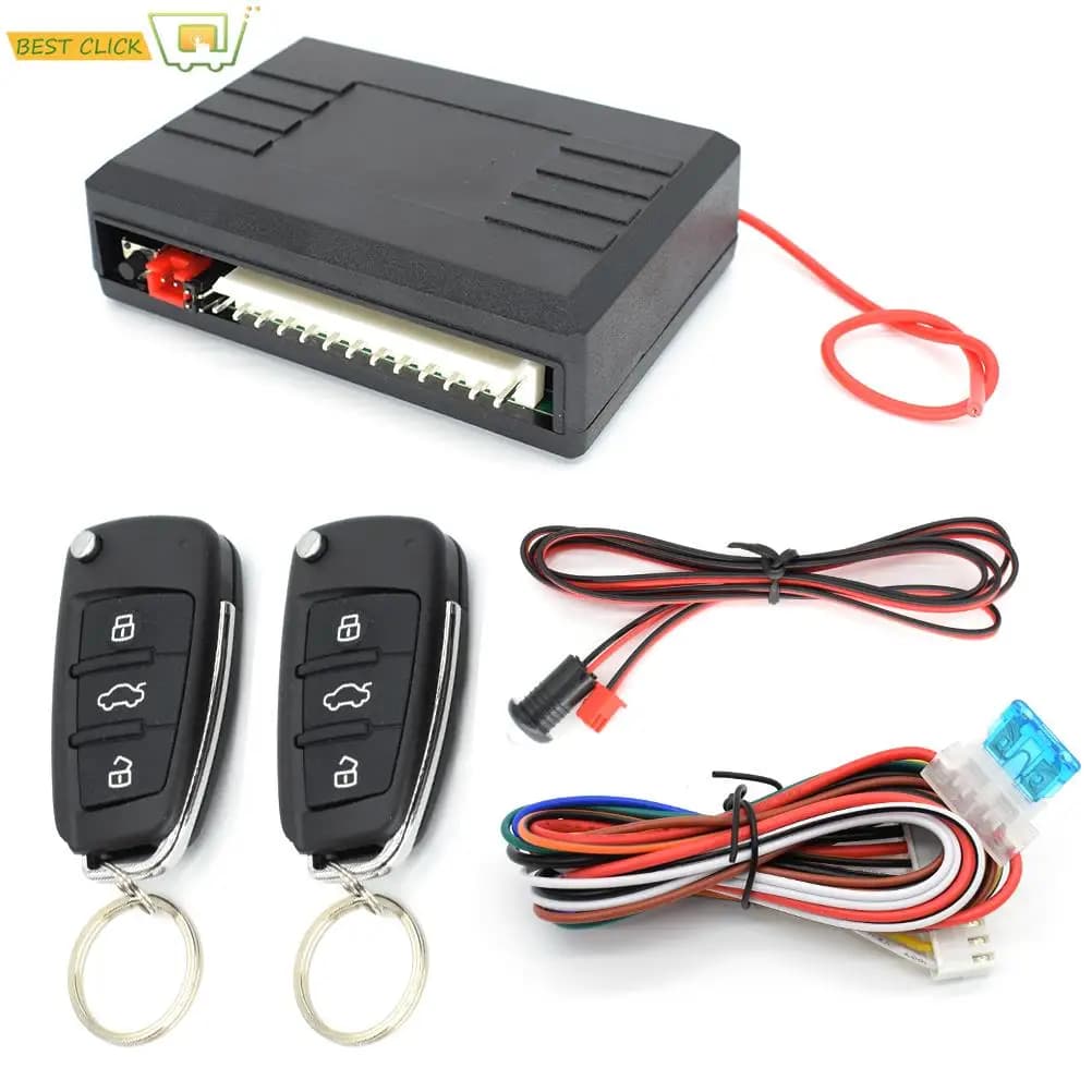 Kit centrale a distanza per Auto universale blocco serratura sistema di accesso senza chiave per veicoli portachiavi con controllo di sicurezza per allarme porta automatica