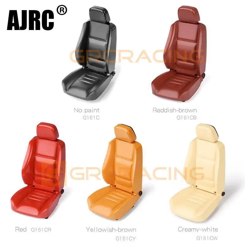 Per 1/10 Rc Auto Trax Trx4 Trx6 1 Coppia Simulazione Sedile Arrampicata Auto Fai Da Te Cabina Multi-direzionale Regolabile Sedile Interno Grc G161c