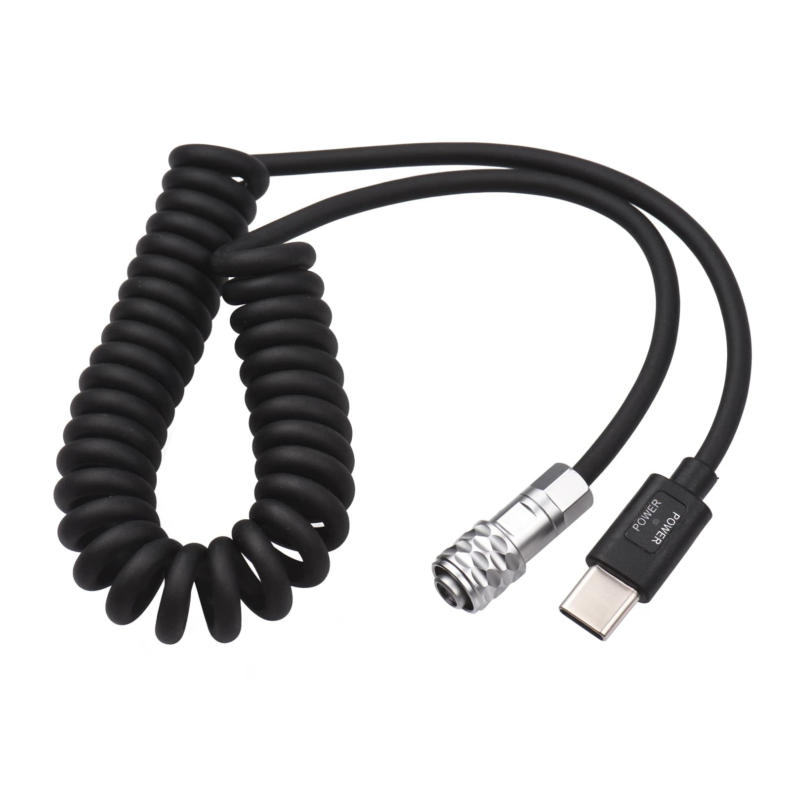 Andoer Replacement USB-C Power Cable for Blackmagic Pocket Cinema Camera BMPCC Spring Cable 4K/6K to USB Type C