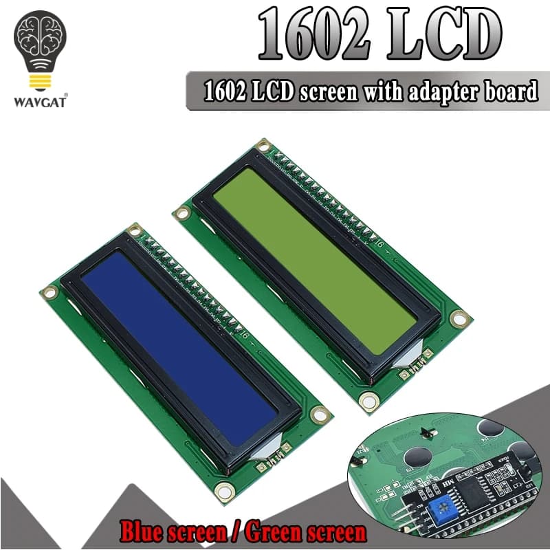 LCD module1602 Blue screen IIC/I2C 1602 for arduino 1602 LCD UNO r3 mega2560 Green screen