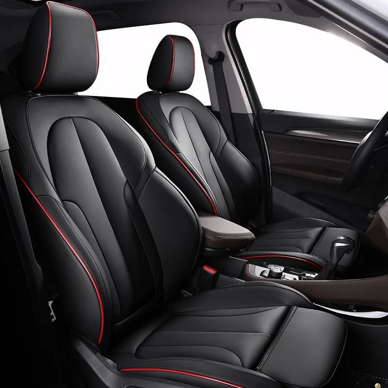 Car Seat Cover For Bmw E90 X5 E53 E91 X6 E71 F10 E34 F15 G30 X6 E71 Z4 E85 E84 E83 F15 Custom Leather Car Accessories