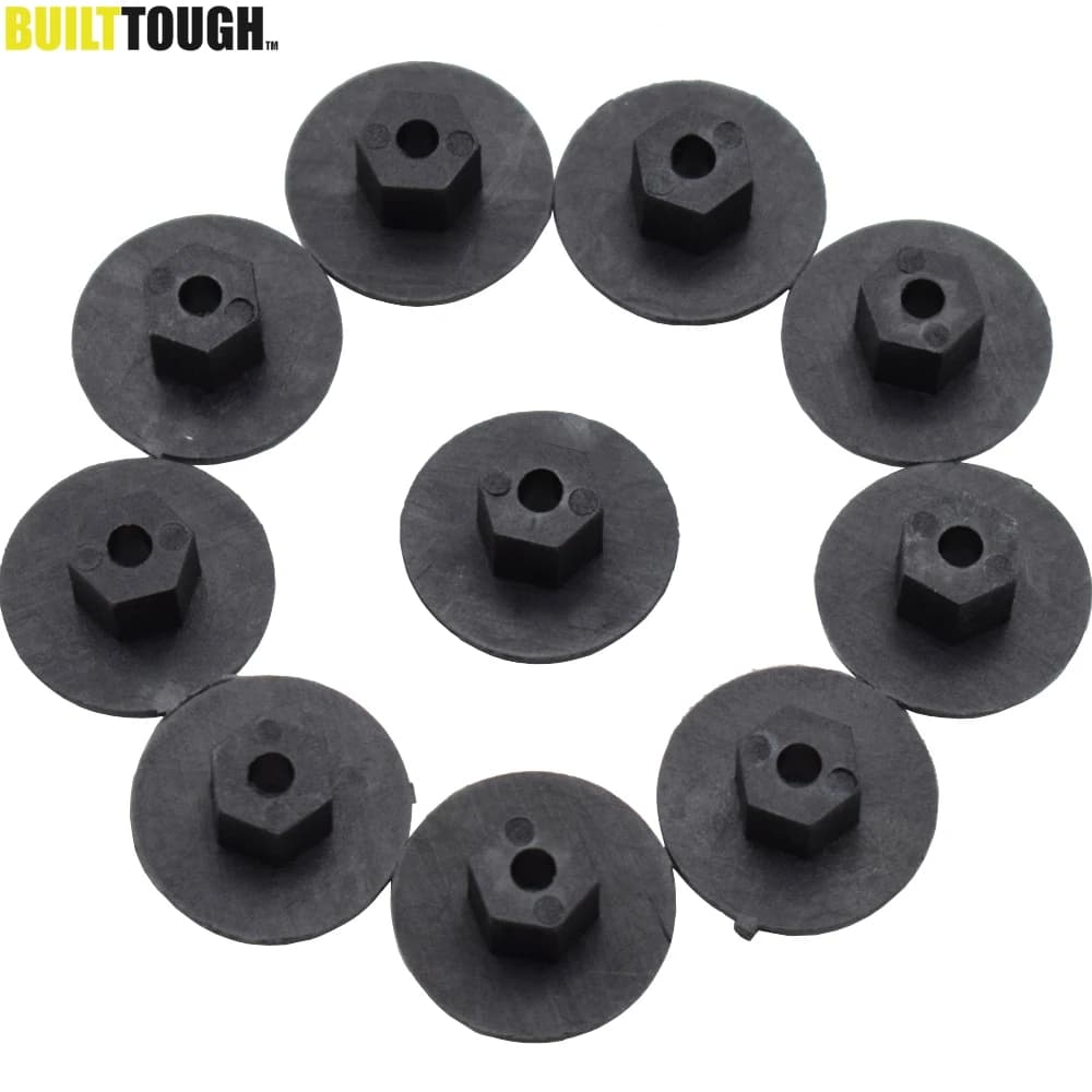 10pcs 4mm Car Fender Flares fango agita il parafango passaruota Paraurti Pannello di fermi di clip per Mercedes Benz