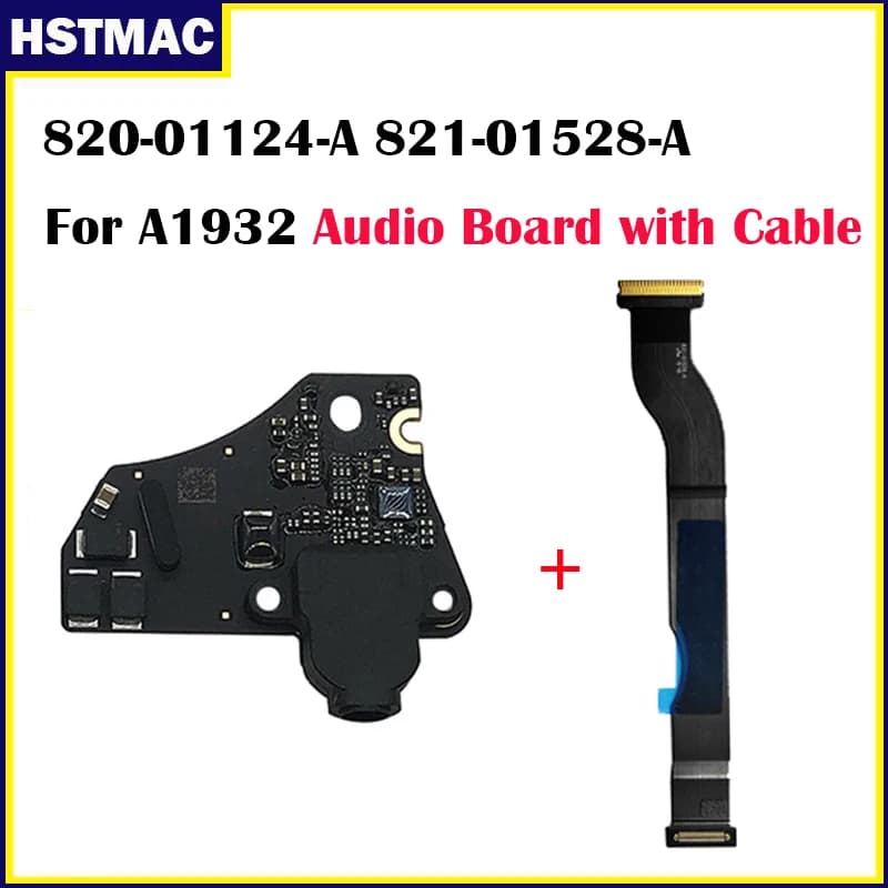 A1932 Scheda jack per cuffie con cavo 820-01124-04 Per MacBook Air 13 pollici A1932 Jack audio 821-01833-A 2018 2019 Anno MRE82