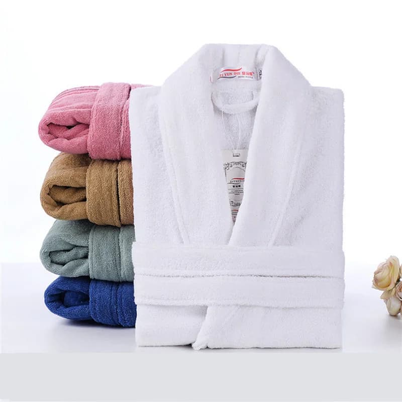 100% Cotton Terry Veste Lovers Unisex Soft Bathrobe Men And Women Nightrobe Of Sex Nightwear Casual Male Home Bathrobe