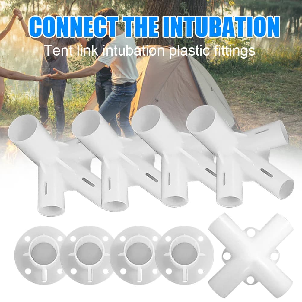4/9 pezzi di ricambio per 3x3m gazebo tenda piedi tenda angolo connettore centrale 25/19mm per accessori da campeggio all'aperto