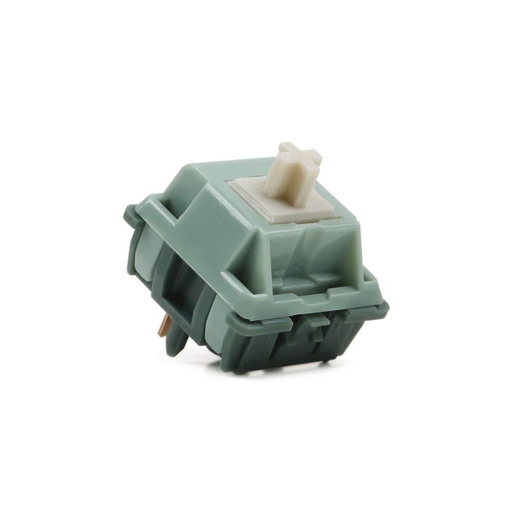 Interruttori JKDK Green Snake lineari, interruttore tastiera meccanica, placcato oro esteso, molla 5 pin, JWK