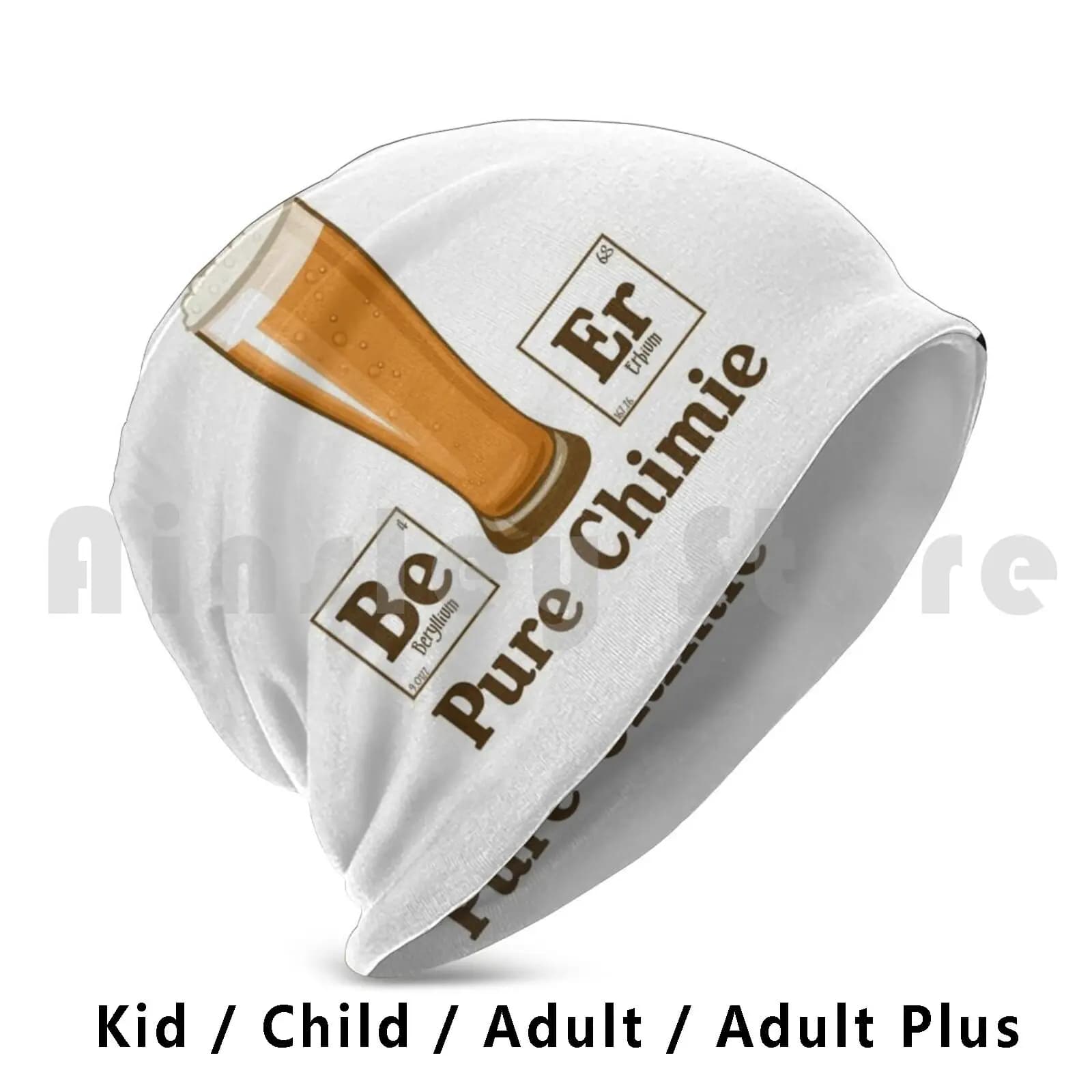 Pure Chimie Beanie Hedging Cap DIY Print Cushion Chemistry Beer Pure Chemistry Beryllium Erbium Walter White Albuquerque