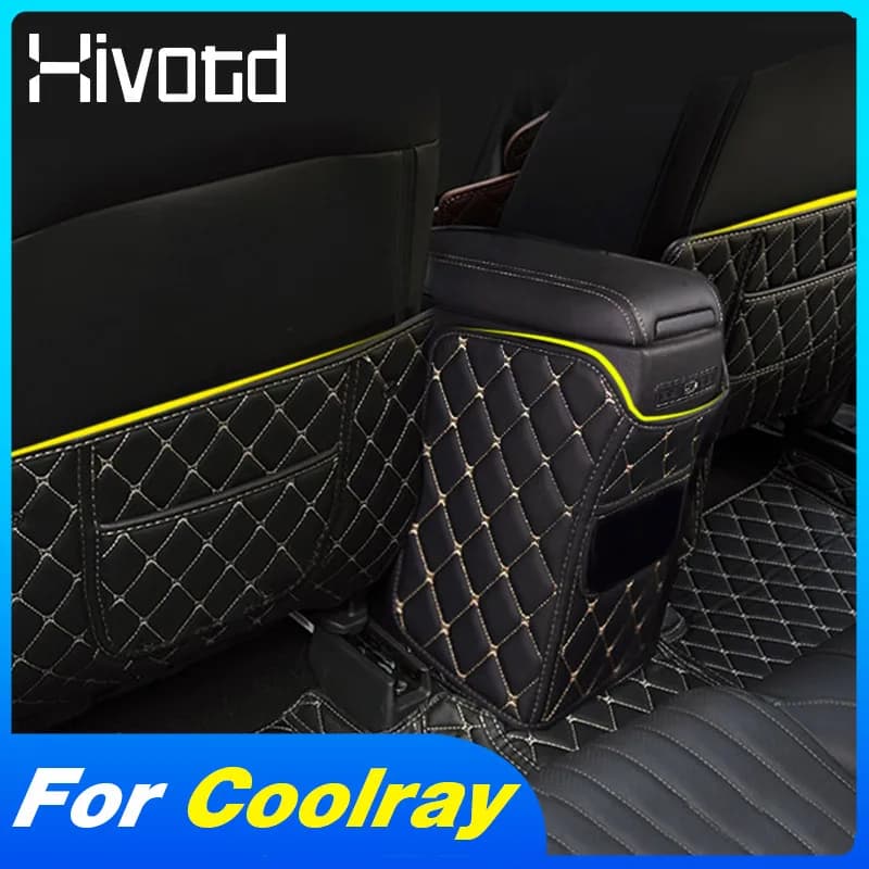 For Geely Coolray SX11 BelGee X50 2024 Auto Rear Seat Pad Anti Calcium Zerbino Anti-Sport Protection Cover Zerbino Accessories Interior Parts