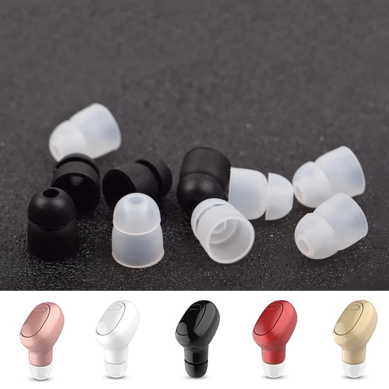 Ear pad Bearing for Mini headset bluetooth U3 U5 E9 BL1 H1 Q1 S3 In-Ear Ear Silicone headset covers ear tips