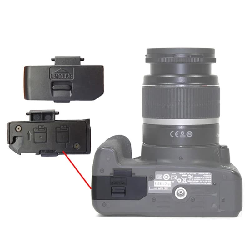 Battery Door Cover for canon 20D 30D 300D 350D 400D 450D 500D 1000D 1100D 1200D 700D T5i 650D Camera Repair