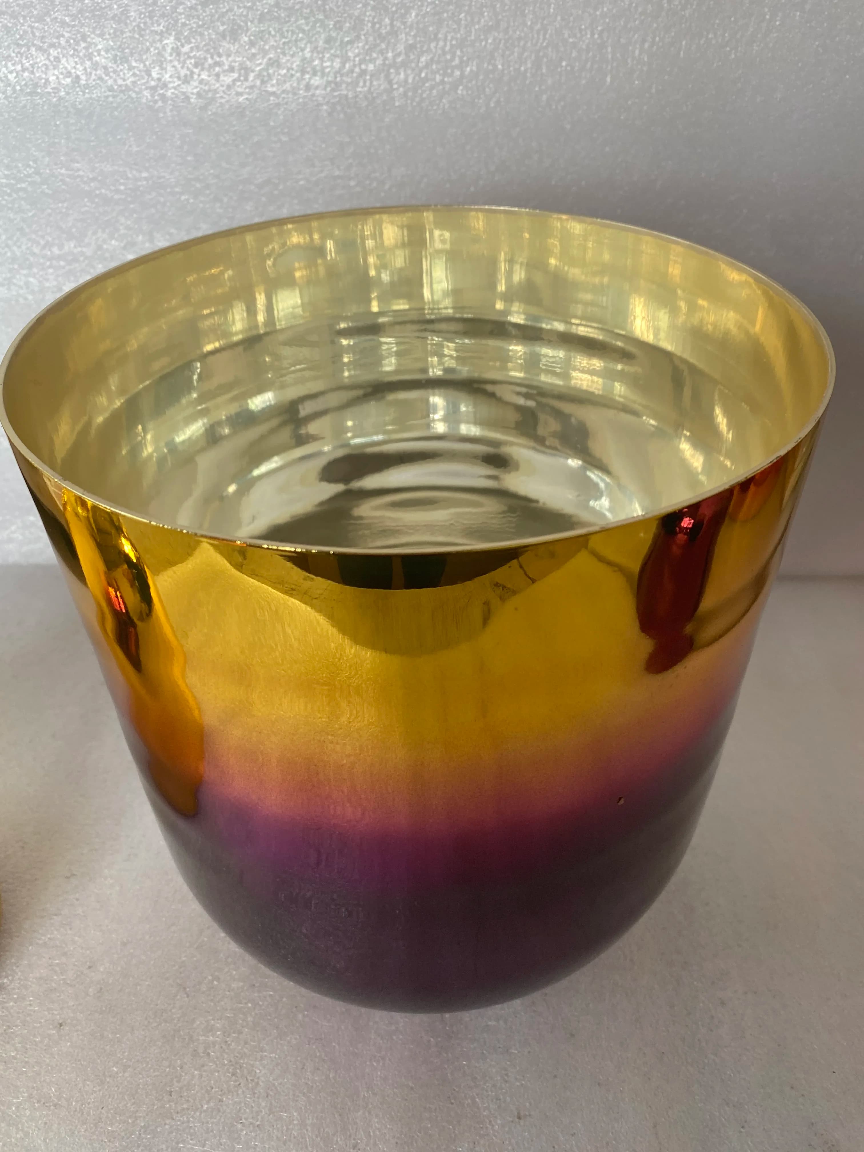 2nd octave 432Hz A note third eye chakra or A# note pineal chakra crystal singing bowl size about 9" for sound healing