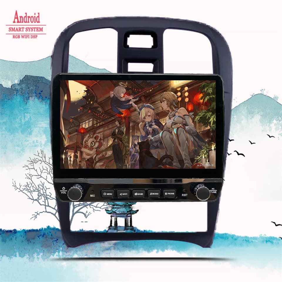 Autoradio Android 14 per Hyundai Sonata 2001 2003 2005 2007 2009 2011 con GPS, Navigazione, Multimedia, Lettore DVD, Cassette e RDS