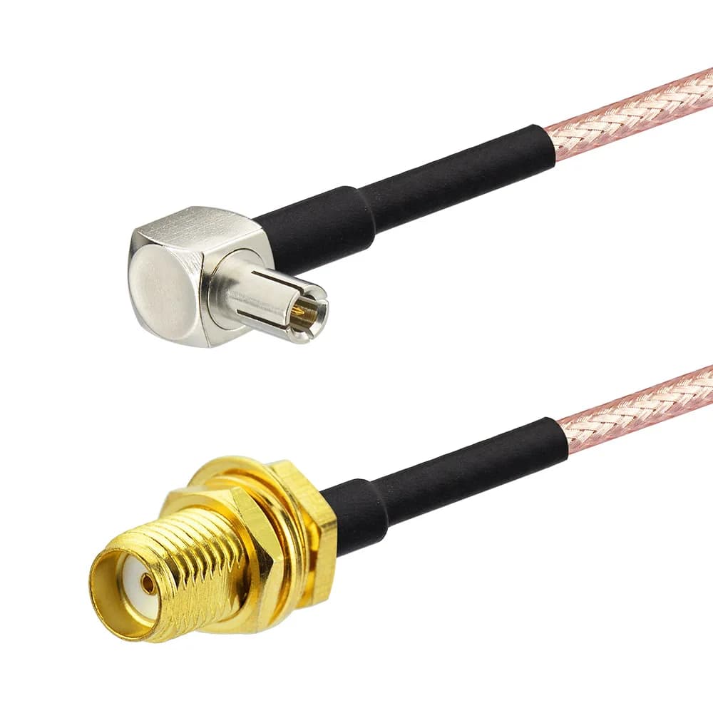 Cavo RF Eightwood Mini PCI a RP-SMA Antenna Pigtail femmina Wi-Fi Coassiale RG316 Cavo a bassa perdita da 30 cm