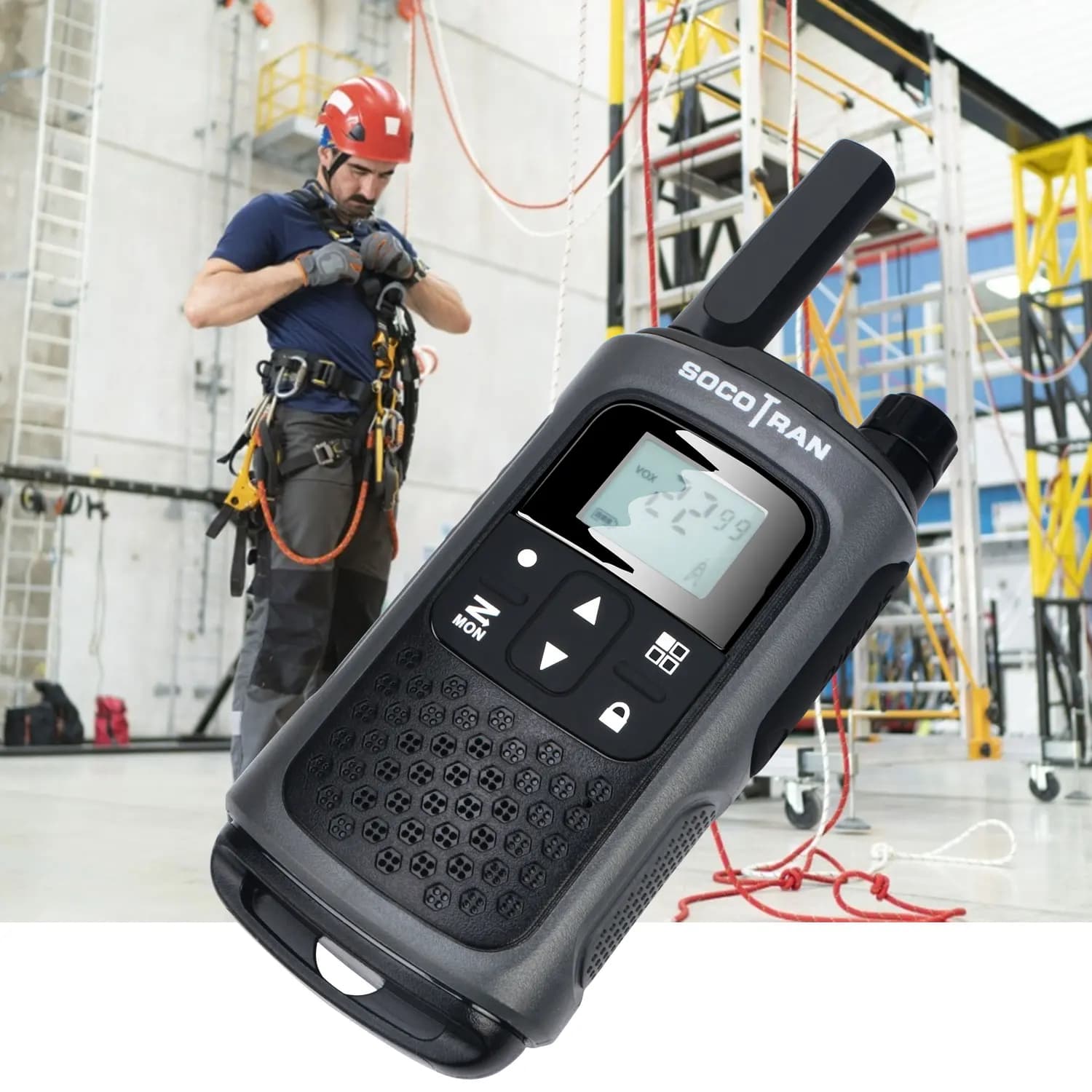 Ricaricabile Walkie Talkie Socotran T80 0.5W 22CH A Lunga Distanza Radio Bidirezionale VOX con la privacy del codice e batteria ricaricabile coppia