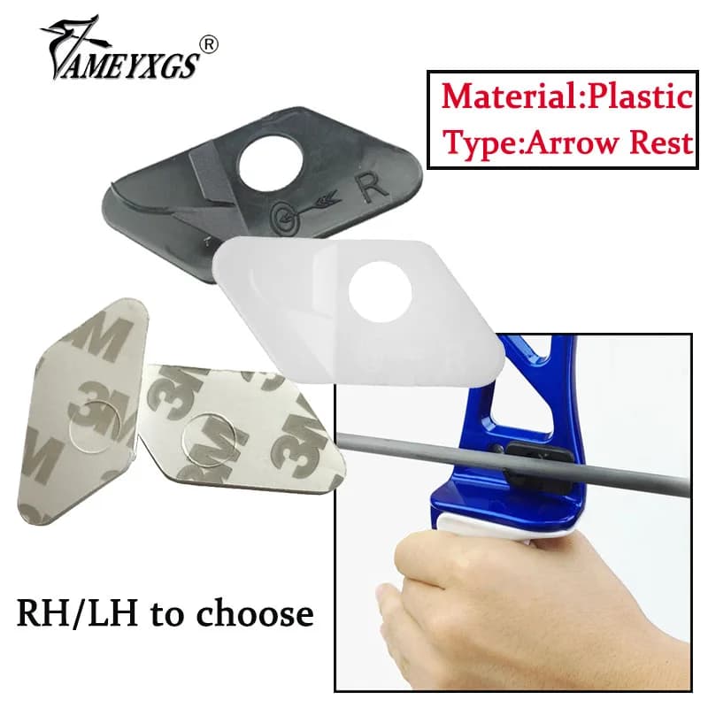 12/24set Tiro Con L'arco Freccia Resto Tiro Arco Ricurvo Adesivo di Plastica Freccia Resto Destra/Sinistra Mano Arco E freccia Da Caccia Accessori