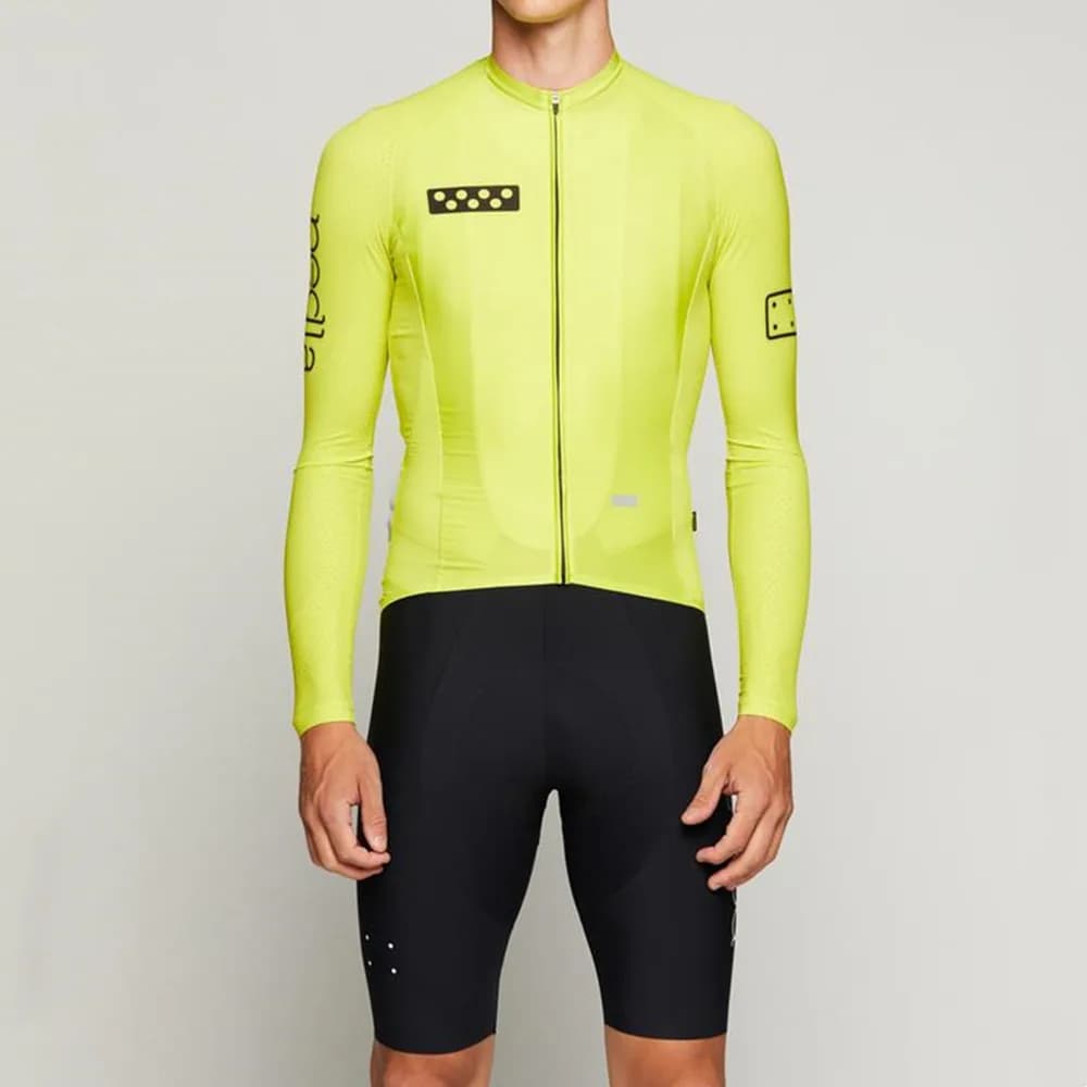 Bike Bike Cycling Team 2021 shorts with long sleeve straps sportswear autumn Racing Pro Team Jersey Suit man Ropa Cycling