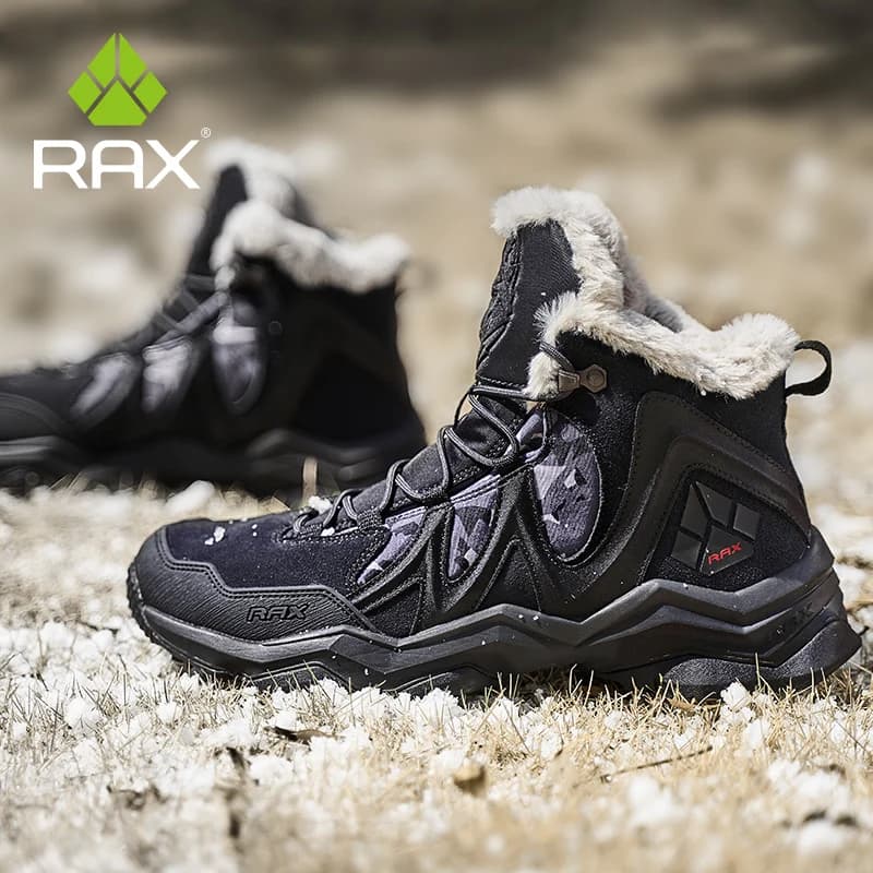 SCARPE da Uomo RAX Scarpe Da Trekking inverno Impermeabile Esterno della Scarpa Da Tennis di Cuoio Degli Uomini di Stivali Da Trekking Trail di Campeggio Arrampicata scarponi da neve scarpe Da Tennis Delle Donne