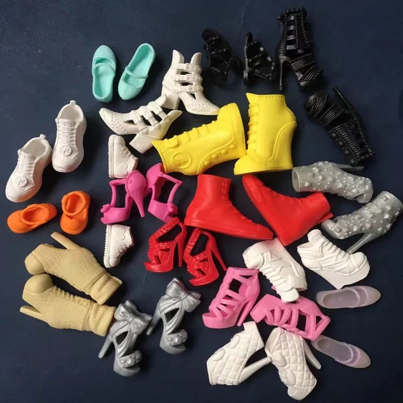 Originale 1/6 Scarpe da bambola Stivali Sandali Ragazza Spogliatoio fai da te Giocattoli per bambole Decori per bambole per bambole FR Super modello Barby Scarpe da bambola colorate