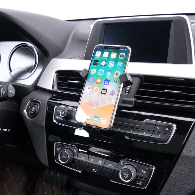 Misura per BMW X1 F48 / X2 F39 2017-2019 accessori per auto presa d'aria supporto per smartphone Mobile supporto 1 Set LHD! RHD!