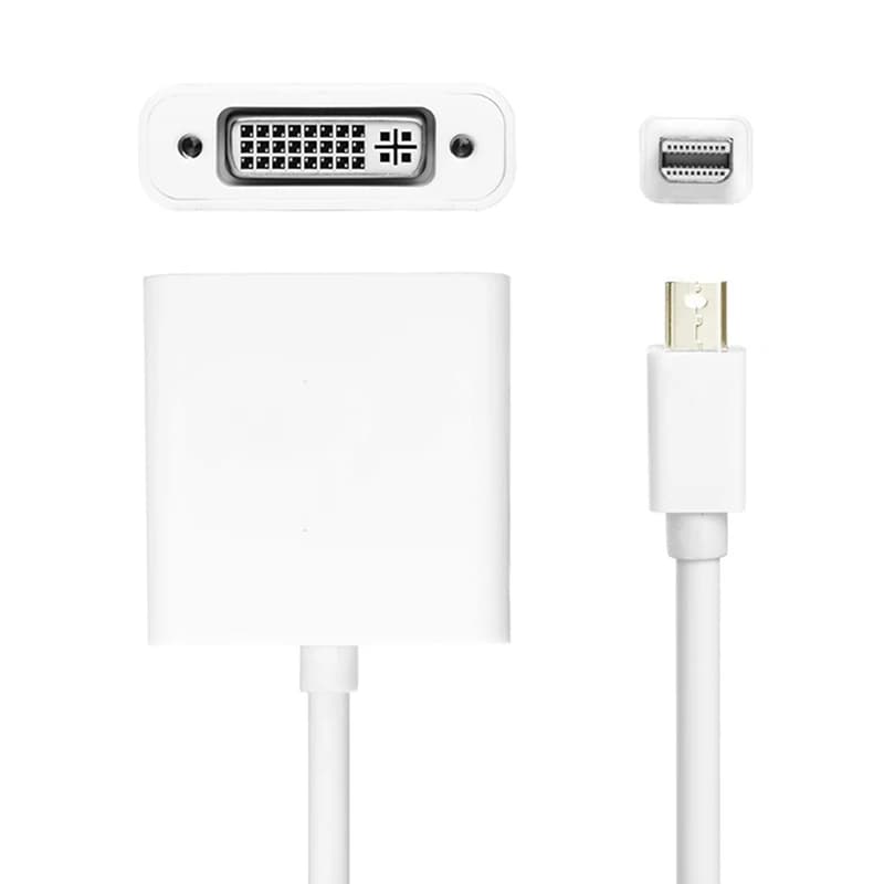 Adattatore Mini DP a DVI Thunderbolt Mini Convertitore DispayPort a DVI Maschio a Femmina Supporto 1080P per Monitor Proiettore Display
