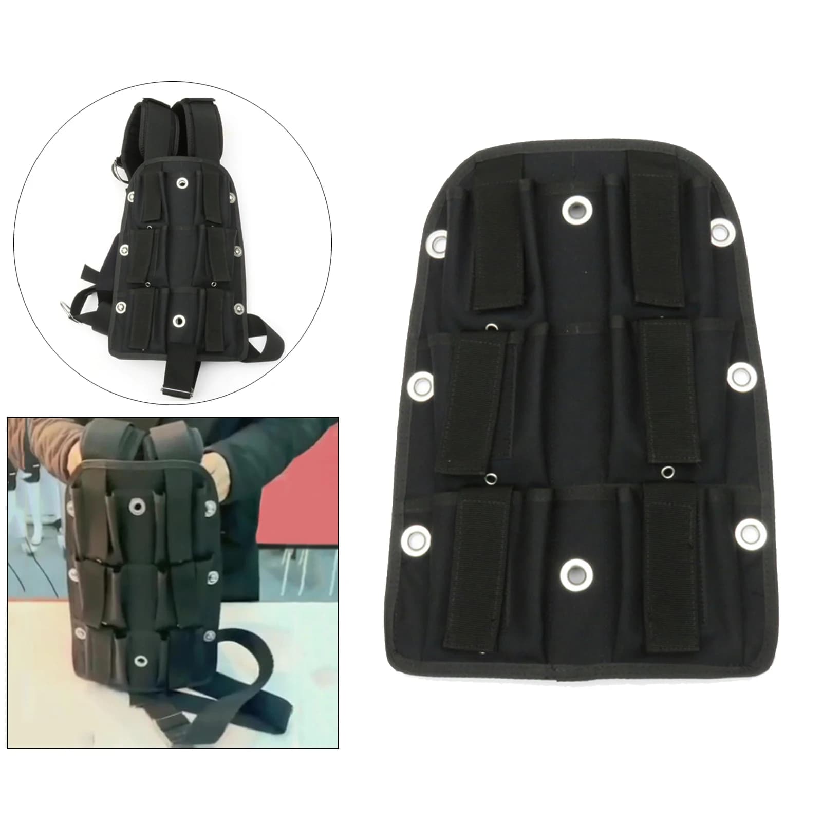 Rear Dive Plate Slinging Rear Weight Plate Rear Dive Plate Bearing Weight Pockets Cylinder Transport Accessories