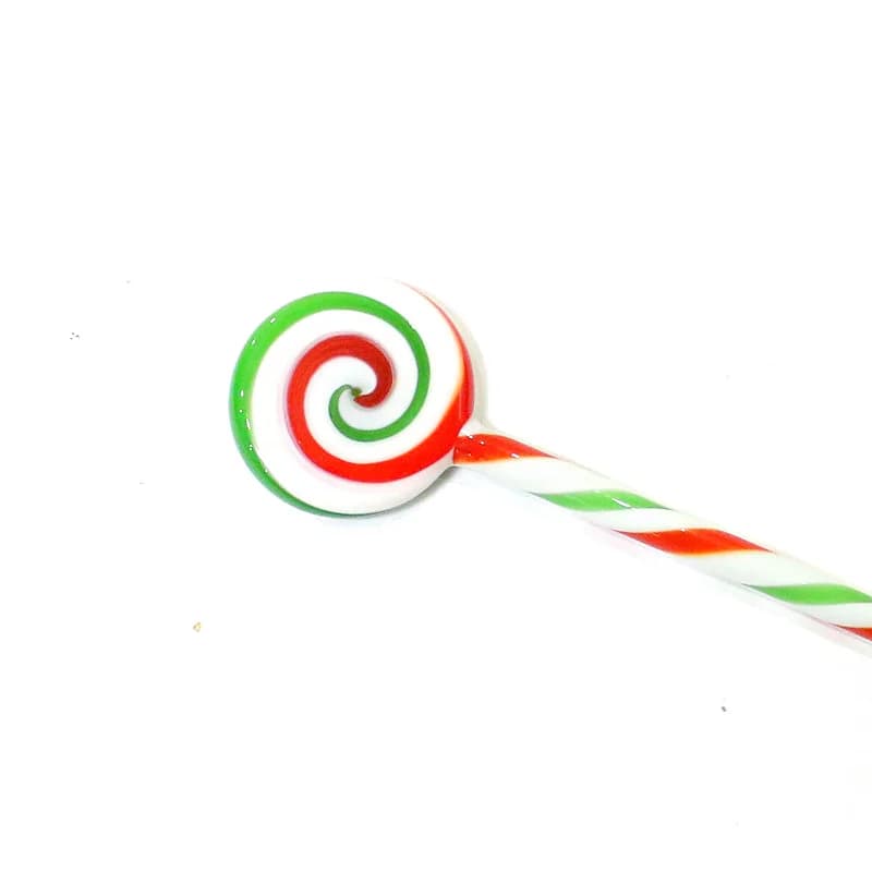Creativo vetro di Murano natale lecca-lecca caramelle vino swiso bastoncini di miscelazione Cocktail Drink agitazione bastoncini miscelatore Muddler per Bar Party