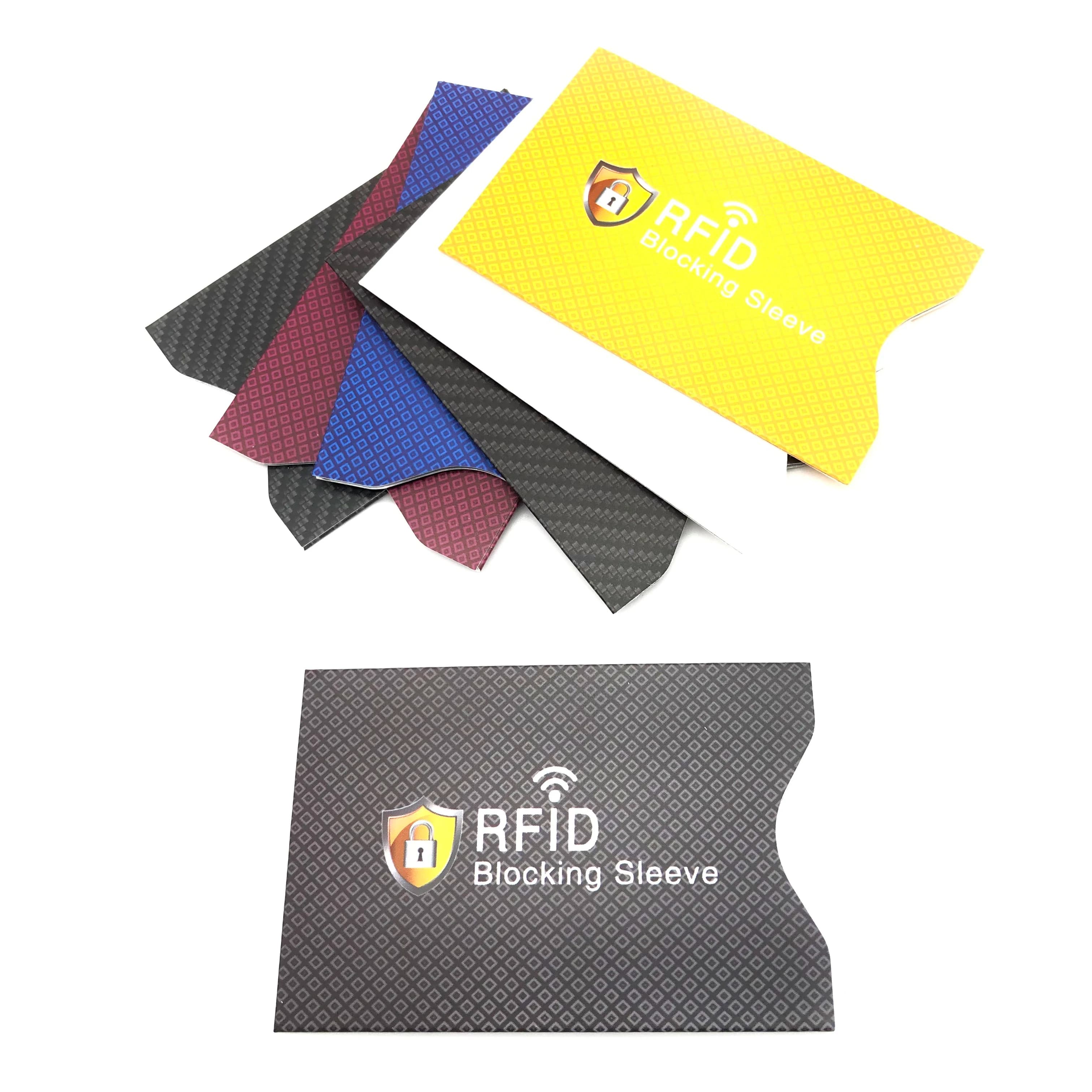 2Pc Anti Rfid NFC portafoglio blocco lettore blocco porta carte di credito Id porta carte di credito protezione porta carte di credito in metallo alluminio