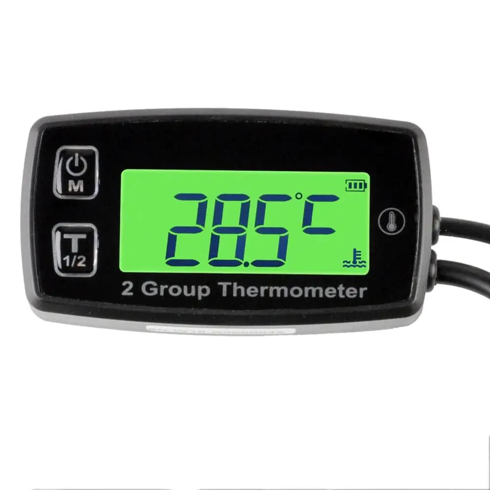 Digital 2 TEMP METER termometro sensore di temperatura metro per Pit Bike moto generatore motoslitta olio motore RL-TM004