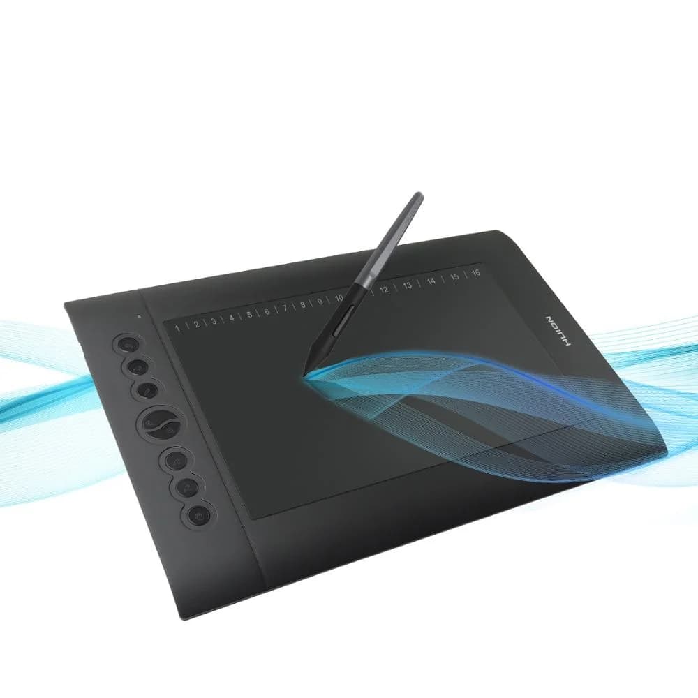 HUION H610 Pro V2 tavoletta grafica da disegno Android supportata funzione di inclinazione stilo senza batteria 8192 pressione della penna con 8 Express Ke