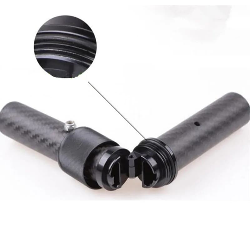 Lega di alluminio 25mm 30mm 40mm Tubo di carbonio Braccio pieghevole Connettore rotondo Agricolo Quadcopter Agricoltura Drone Braccia pieghevoli Pezzo
