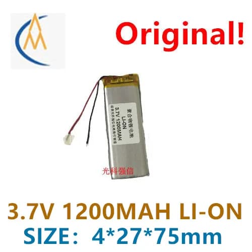buy more will cheap full capacity 3.7V lithium battery 402775 1200mAh GPS walkie talkie / equipment / mini toy navigator audio