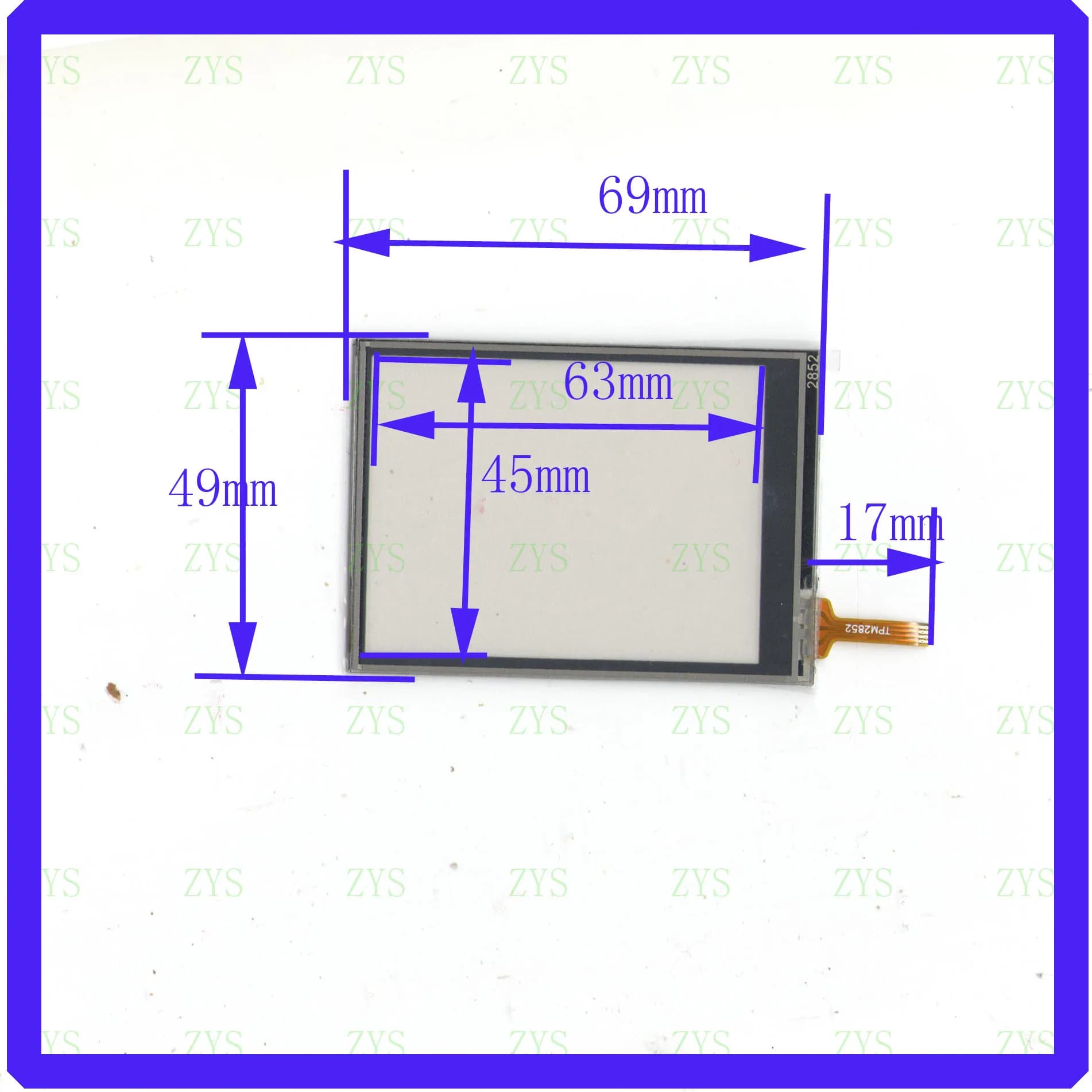 ZhiYuSun HR4 9228S 2.8inch 4 wire TOUCH SCREEN for gps glass touch panel this compatible HR49228S
