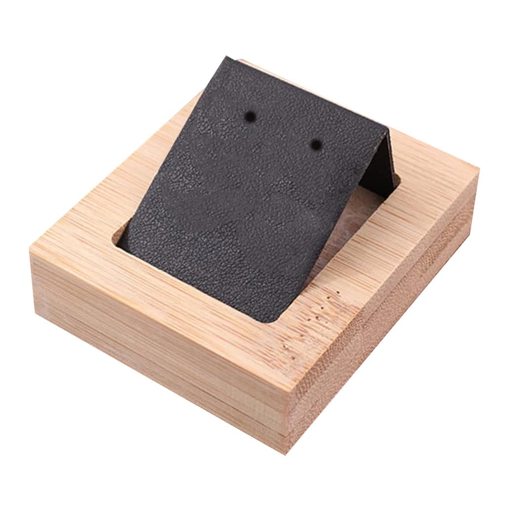 1 Pair Orecchino Supporto di Carta con Vassoio per L'accessorio Dei Monili di Visualizzazione Dei Monili Organizer Da Tavolo Decorazione