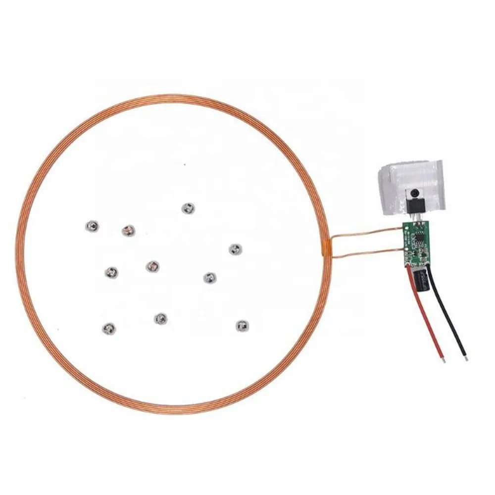 Kit di moduli di ricarica Wireless a induzione induttiva Taidacent 150mm a lunga distanza 24V 200mm per luci a Led