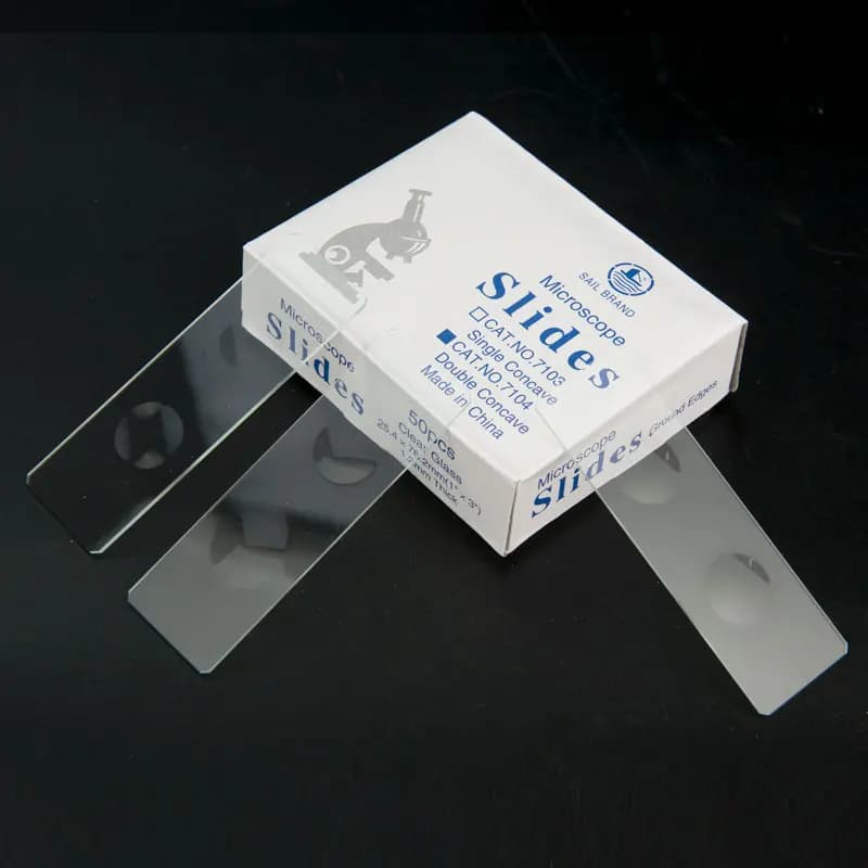 Vetrini in vetro per microscopio da 50 pezzi 25,4X76,2 mm Vetrini in vetro vuoti