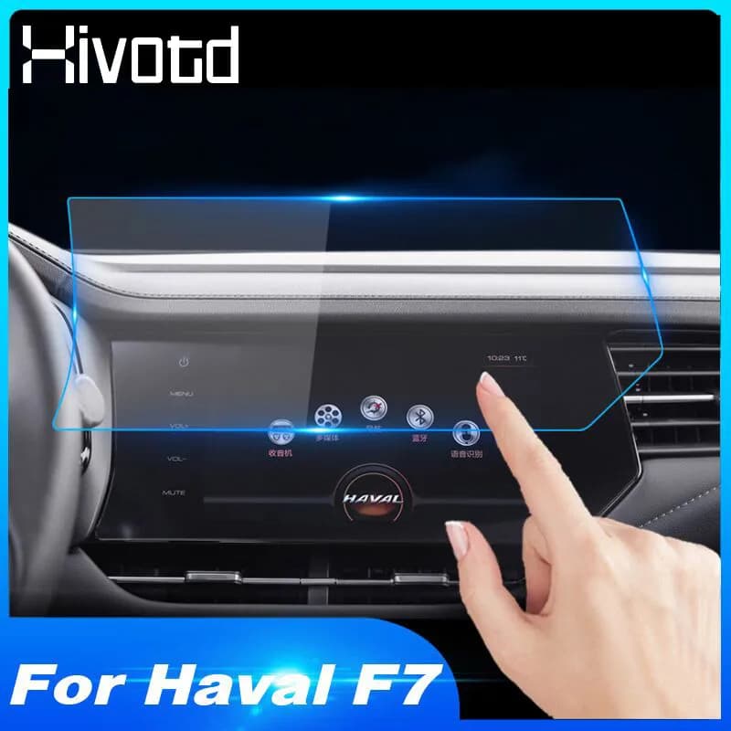 Hivotd per Haval F7 F7X pellicola per navigazione GPS per auto schermo per cruscotto schermo in vetro temperato adesivo protettivo accessori interni