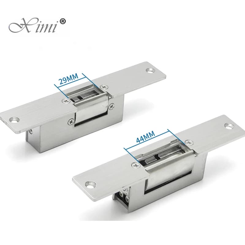 Serratura Elettrica per Porta, Elettronica per Sistema di Controllo Accessi, Nuova, Fail-Secure, in Acciaio Inox, 12V DC, NO NC