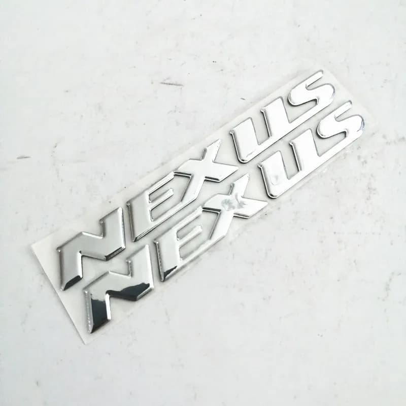 1 Set 3D Chrome Moto Distintivo Dell'emblema Decalcomanie Scooter Adesivi Riflettenti Per Gilera Moto NEXUS 250 300 500